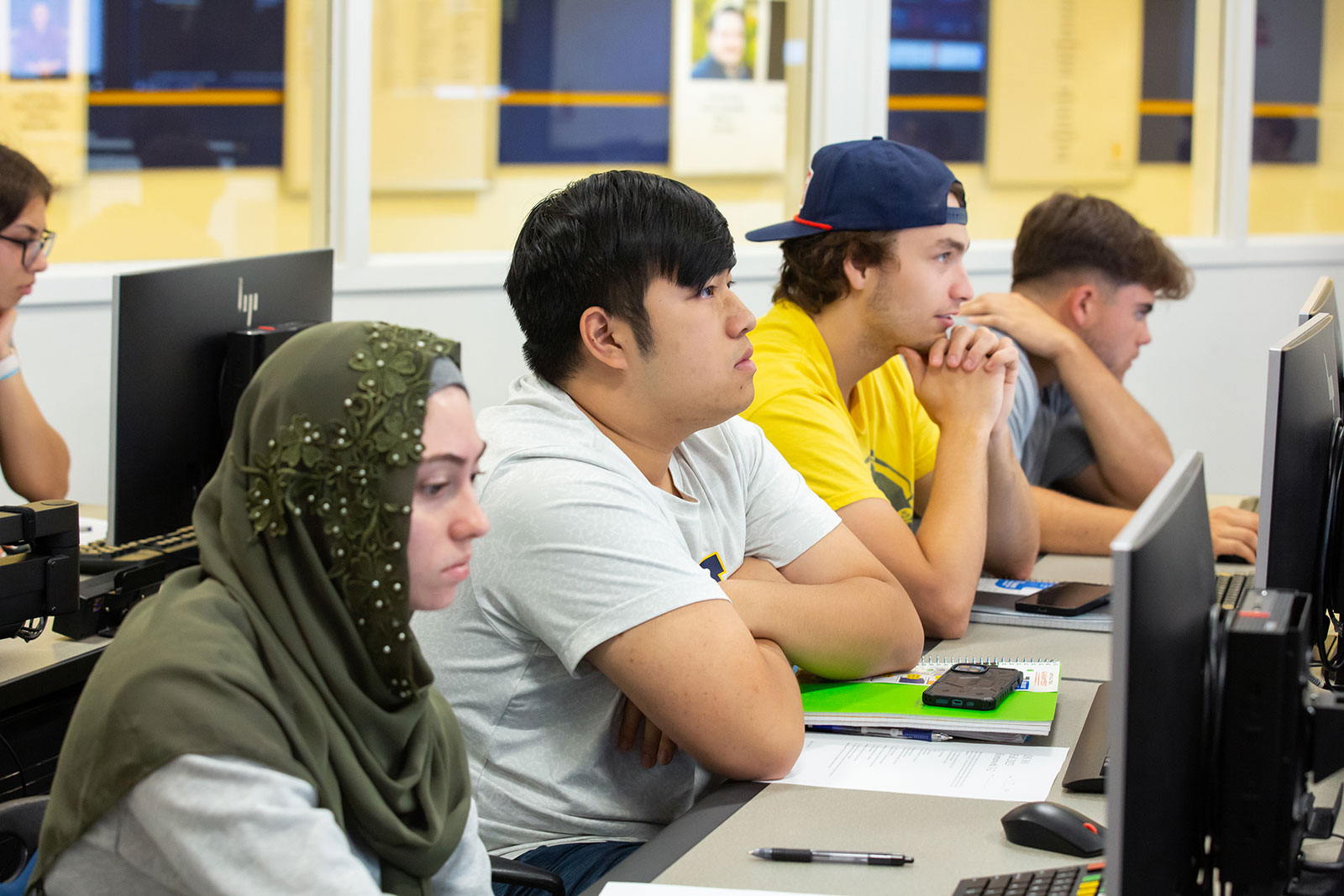 Students in lab