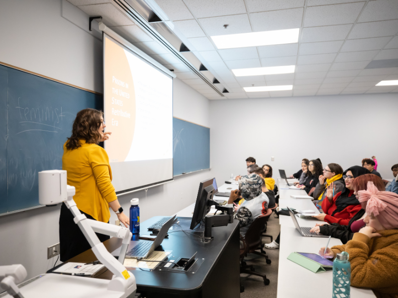 Students in Criminology Class