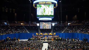Commencement at Crisler Arena