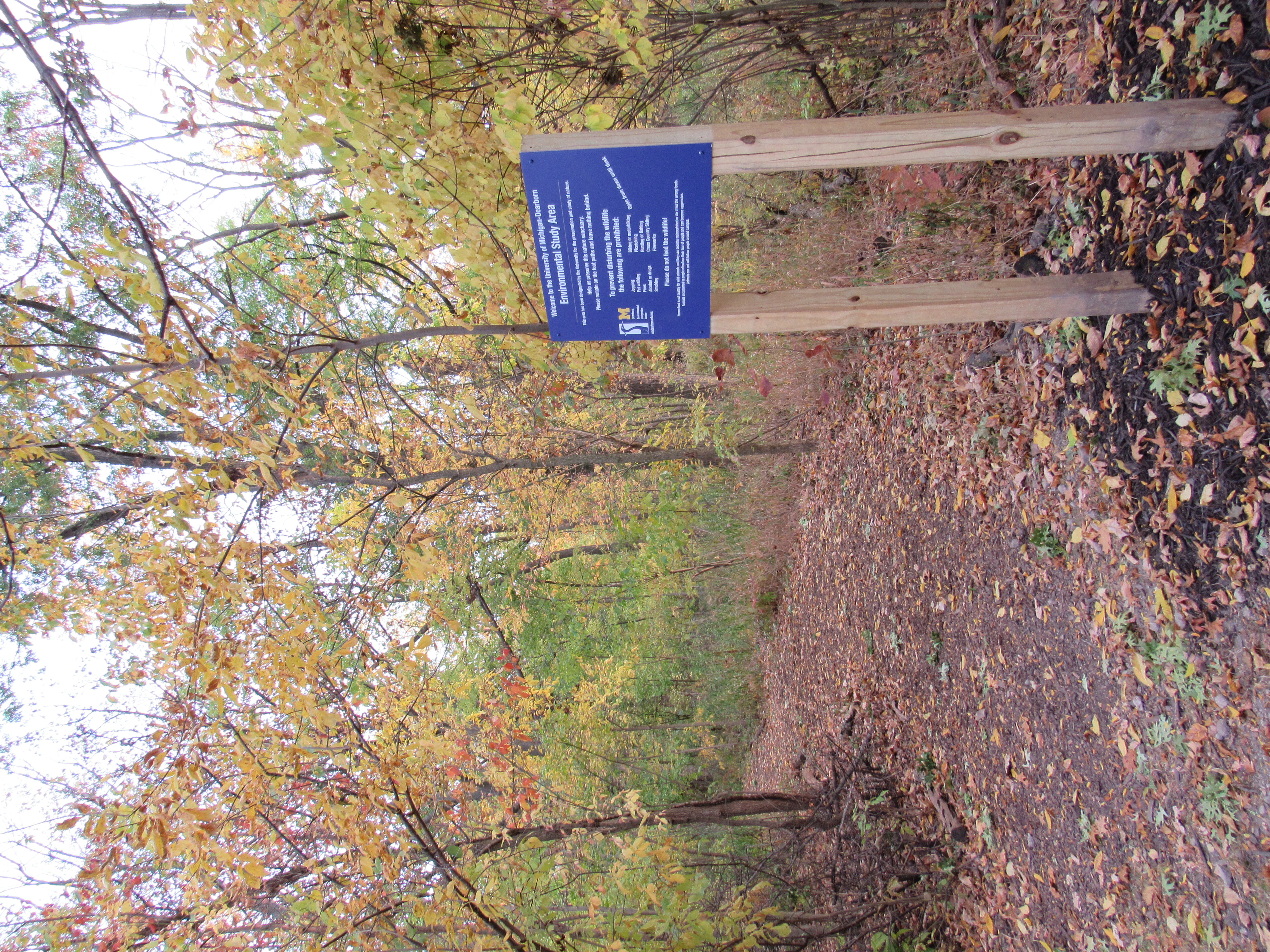 Foot Trail Entrance ESA