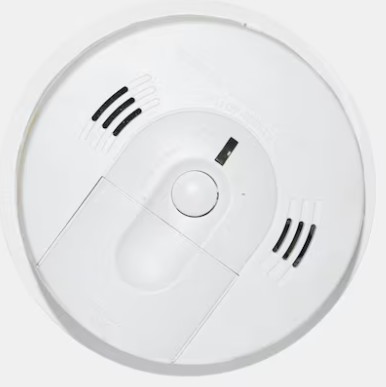 White smoke detector