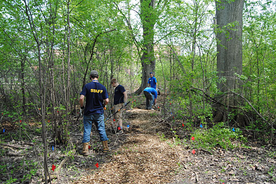 Ford volunteers help mushroom trails