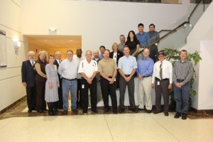 20 Ford employees gather for lunch to celebrate 20th anniversary of partnership between UM-Dearborn and Ford Motor Company