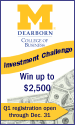 UM-Dearborn College of Business Investment Challenge graphic