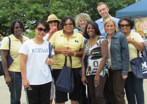 MHealthy Champions walk to the Farmer's Market