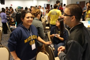 Students interact at SOLID