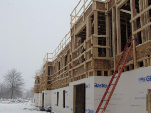 Construction continues on The Union at Dearborn