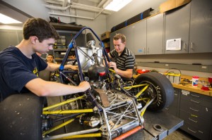 UM-Dearborn students building cars