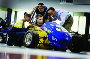 UM-Dearborn students and faculty build car