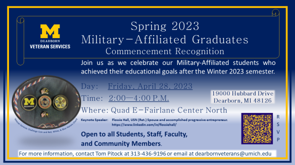 Spring 2023 Military-Affiliated Commencement Celebration!