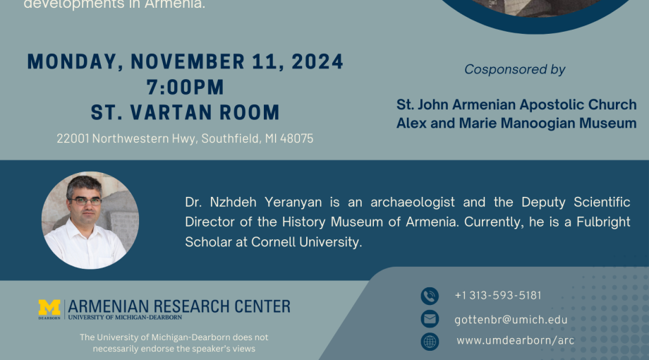 Yeranyan Lecture Flyer