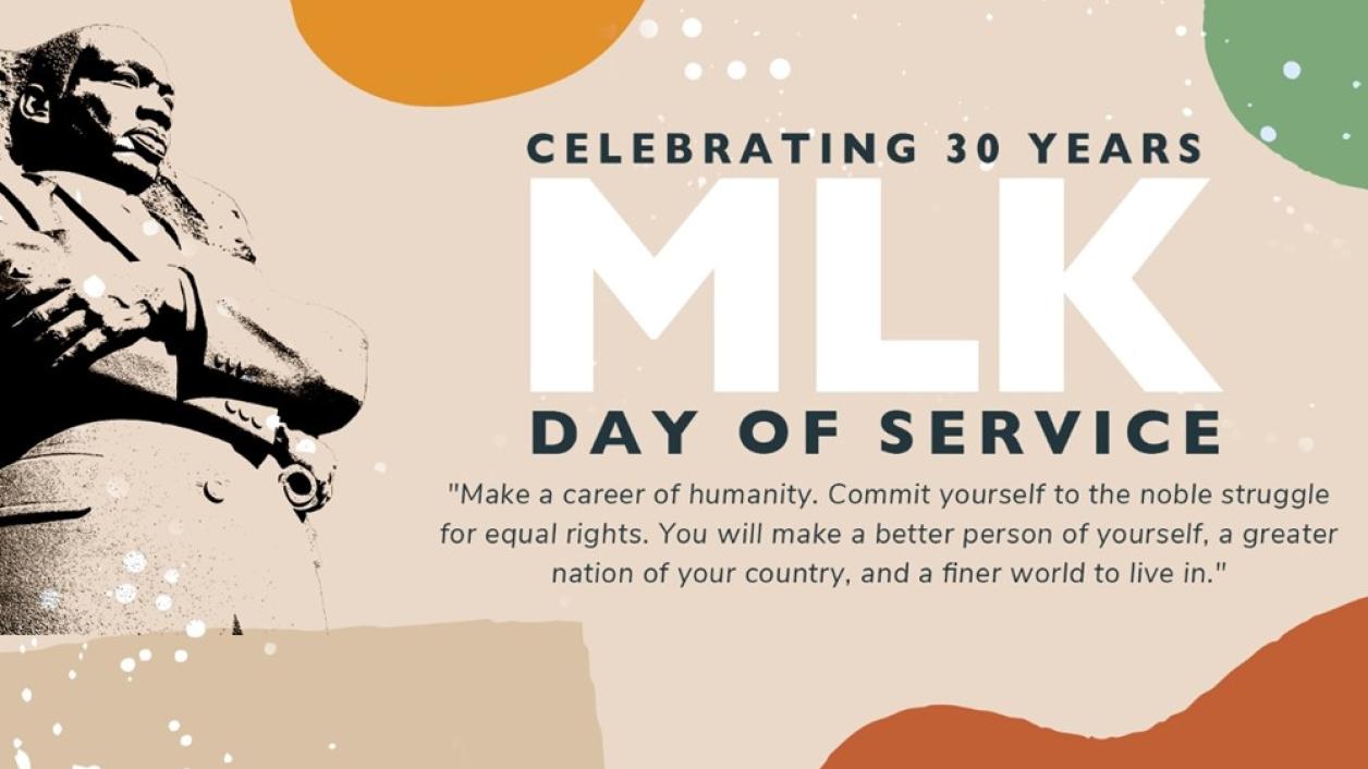 MLK Day of Service 2023 banner