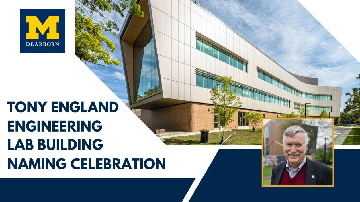 Tony England Engineering Lab Building Naming Celebration Image
