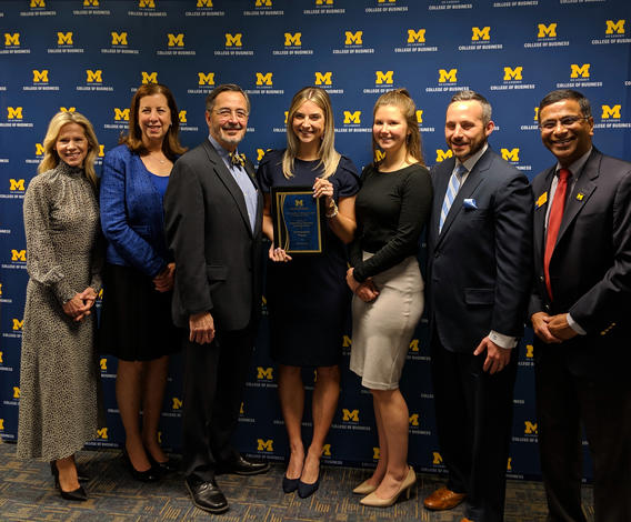 April 18, 2019: Chancellor Grasso attends the College of Business Employer Recognition Breakfast.