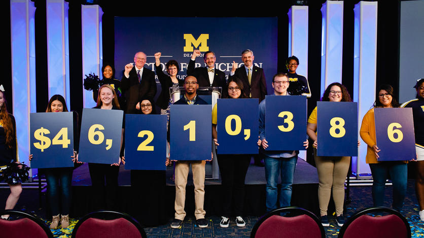 November 2, 2018: The UM-Dearborn community celebrates the close of the Victors for UM-Dearborn campaign. The official campaign close is December 31, 2018. 