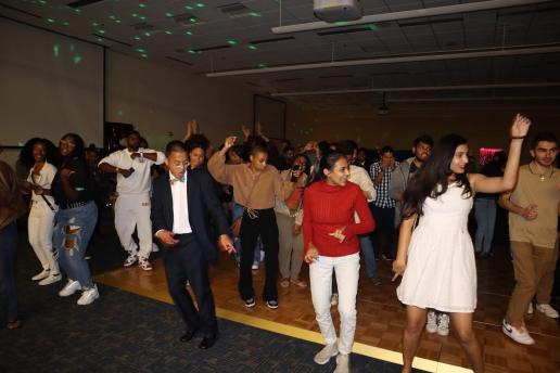 Students Dancing Homecoming Dance 2022