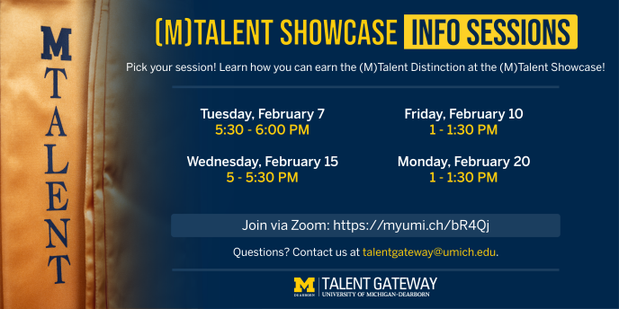 (M)Talent Showcase Info Sessions
