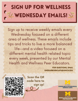 Wellness Wednesday Sign Up
