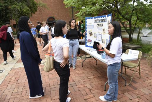 After Wolverine Welcome Day, students learned about student orgs at the Go Blue! Bash