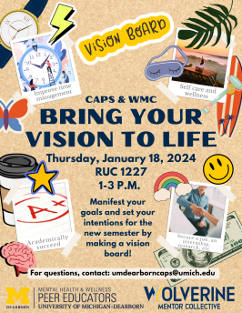 Jan 18, Vision Board Workshop