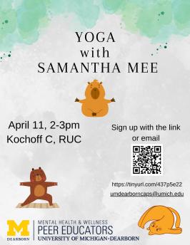 Yoga Event with Samatha Mee