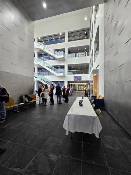 CASL atrium with faculty event