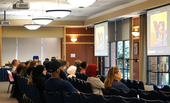 Audience at the Jean and Ken Simpson Event.