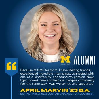 Alumni Spotlight - April Marvin