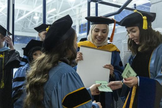 Scene from Fall 2024 commencement