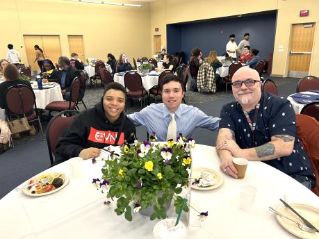 Smiling faces at last year's Student Employment Celebration