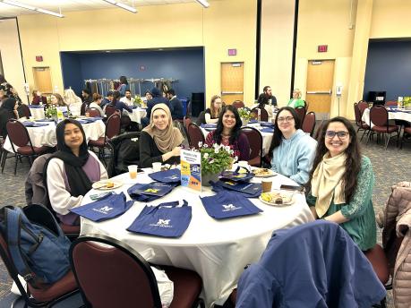 Smiling faces at last year's Student Employment Celebration