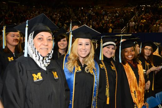 Group of women at Commencement