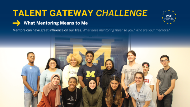 Talent Gateway Challenge - What Mentoring Means to Me