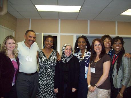 Group of people in the Center for Ethnic and Relgious Studies