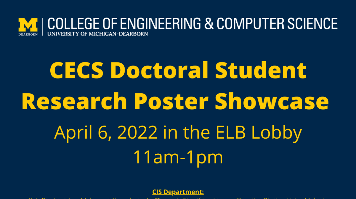 CECS Doctoral Poster Showcase