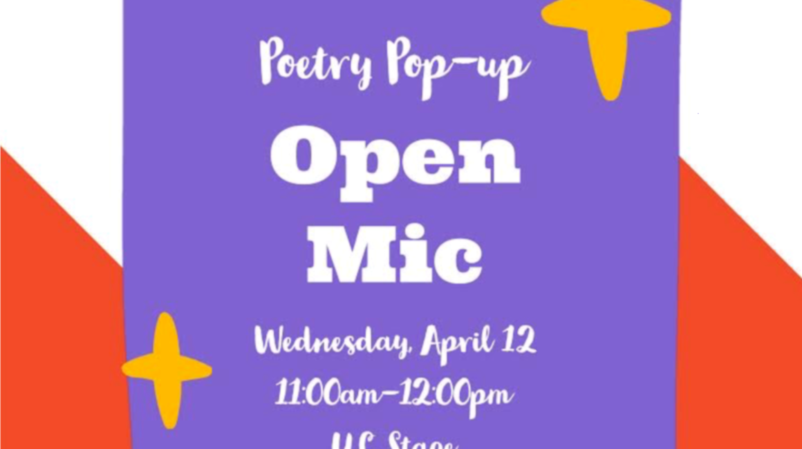 Poetry Pop-up event