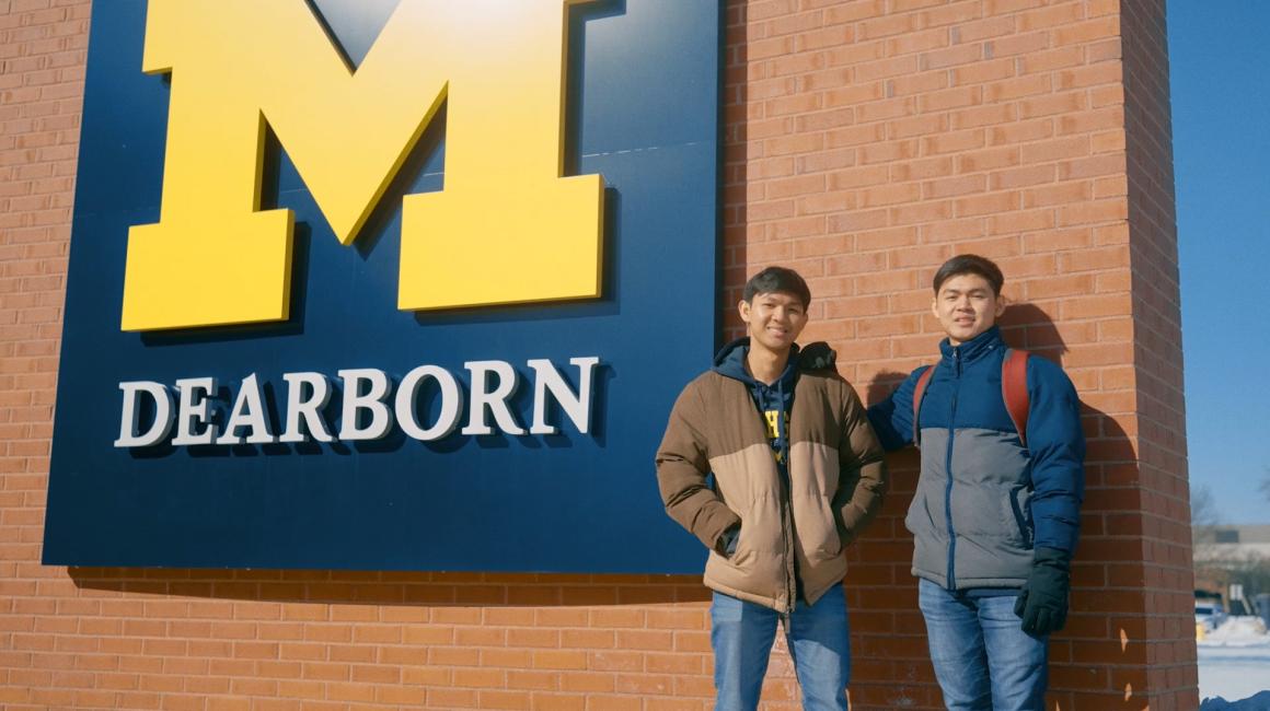 Brothers Puwanat and Puwadon Sapprasert of Lincoln Park, Mich. both received the Go Blue Guarantee, which aims to provide a college education to high-achieving students from low-income backgrounds. 