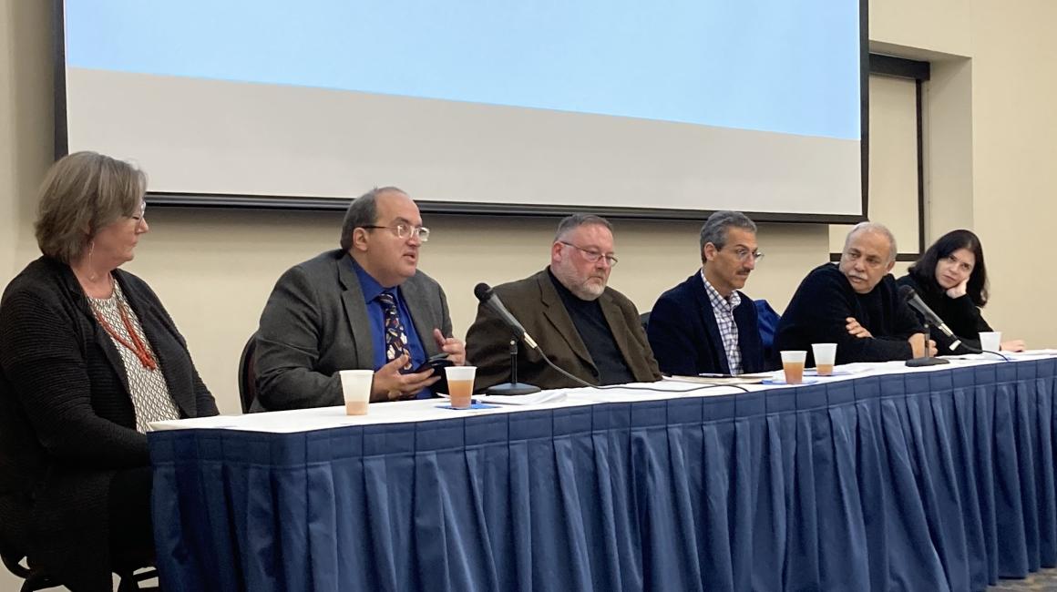 Photo of panelists at the Nov. 2, 2023 Community Forum