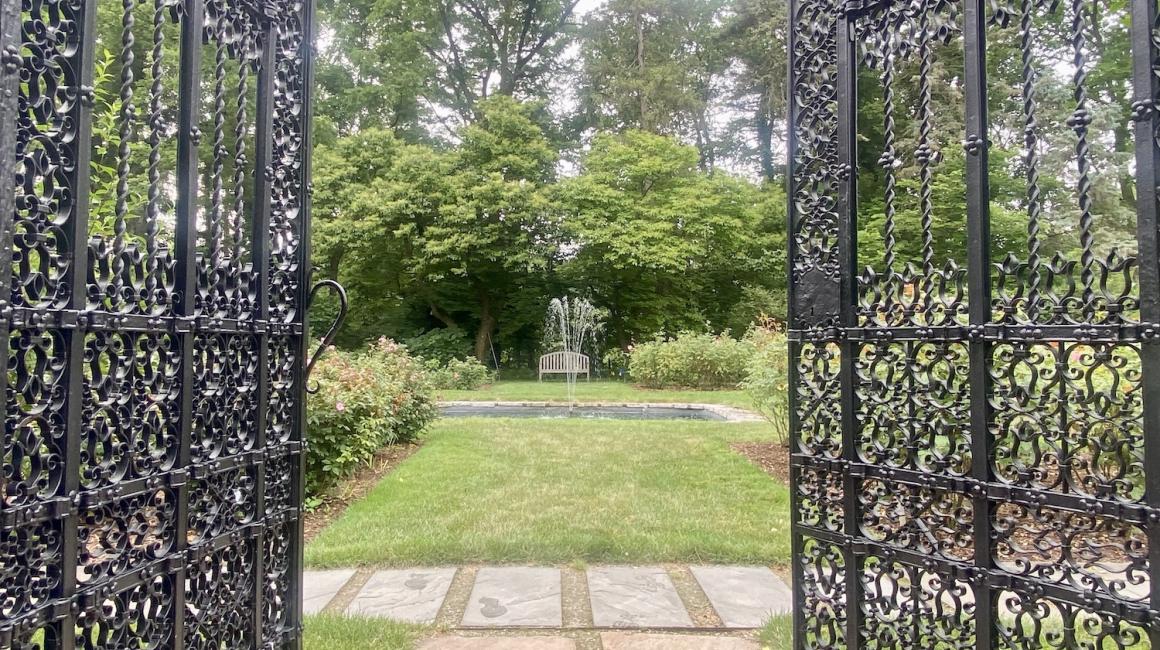 Clara Ford's Rose Garden near the Estate