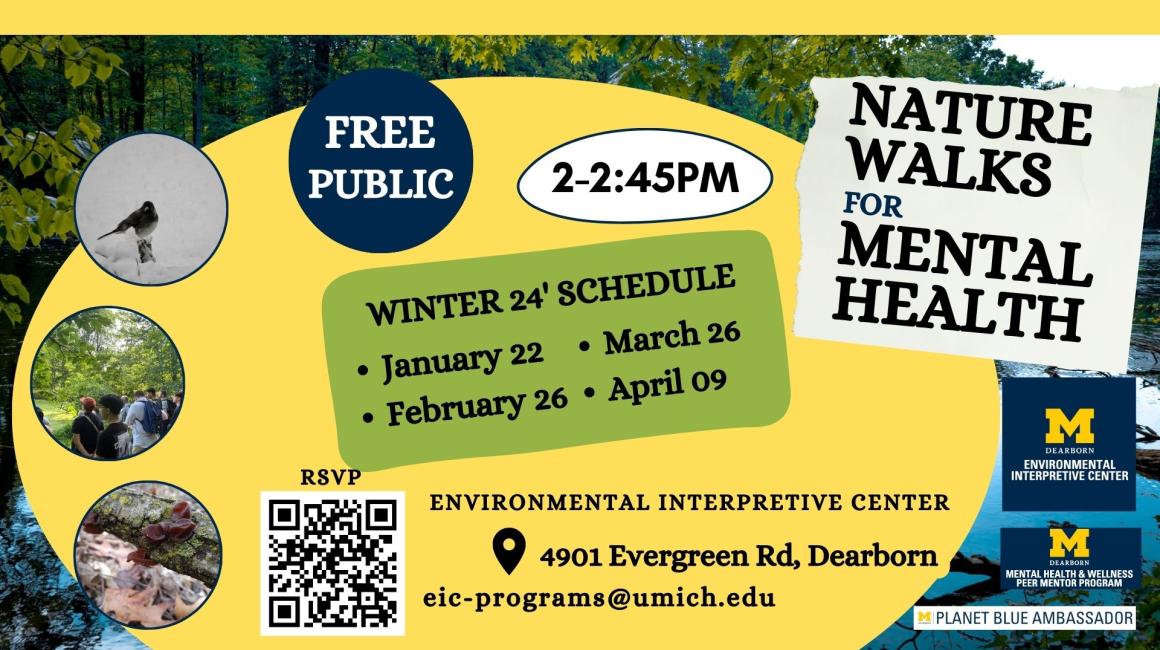 EIC Nature Walks for Mental Health poster