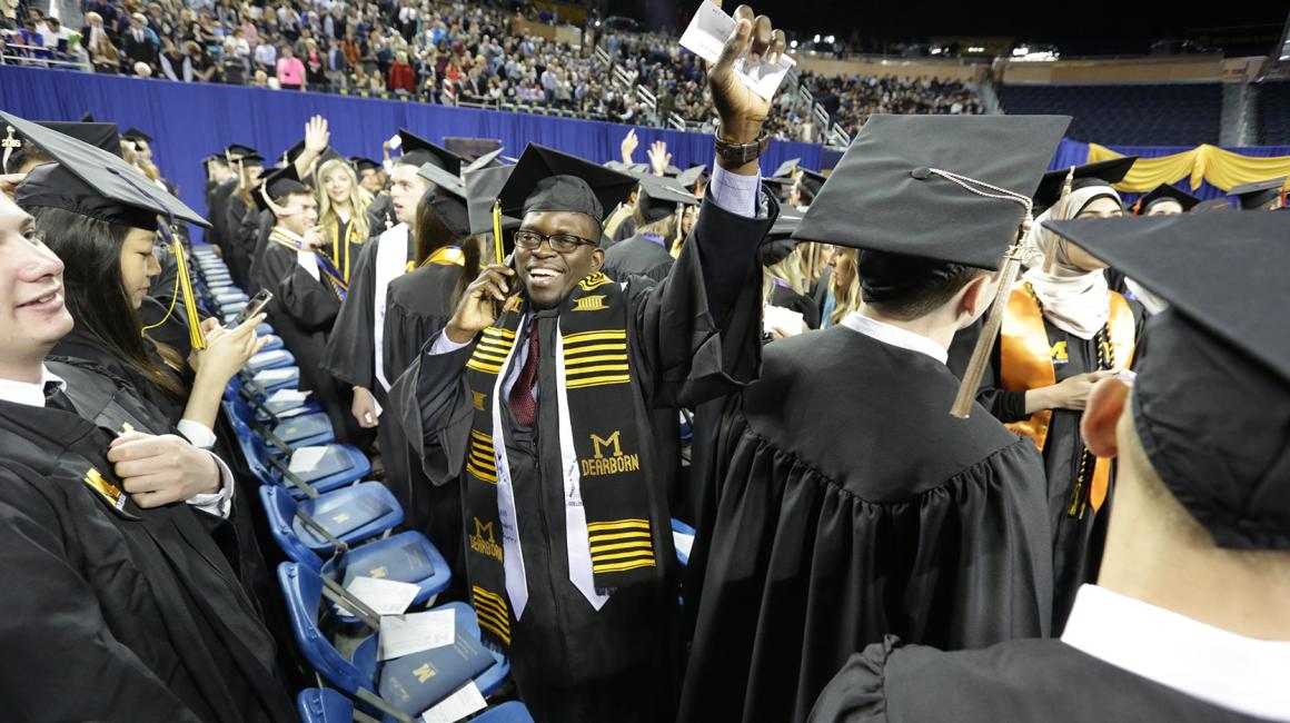 Record number of degrees conferred at winter commencement University