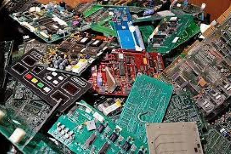 E-Waste example circuit boards