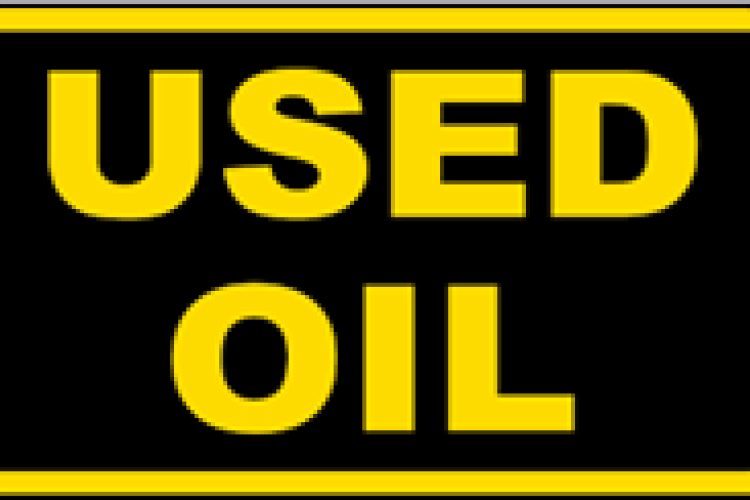 Used Oil sign
