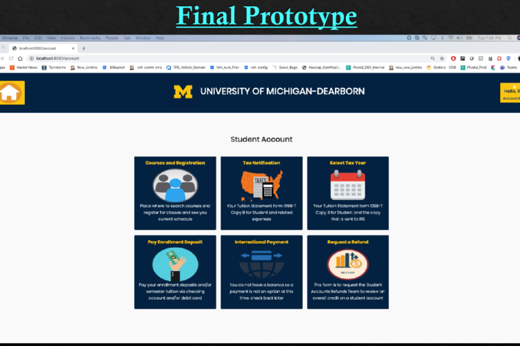 Redesign of UM-Dearborn Connect System User Interface by Mark Boemker, Evan Cosby, Jallal Elhazzat, Ray Fabiilli, and Hanumad Vasanth Munnamgi